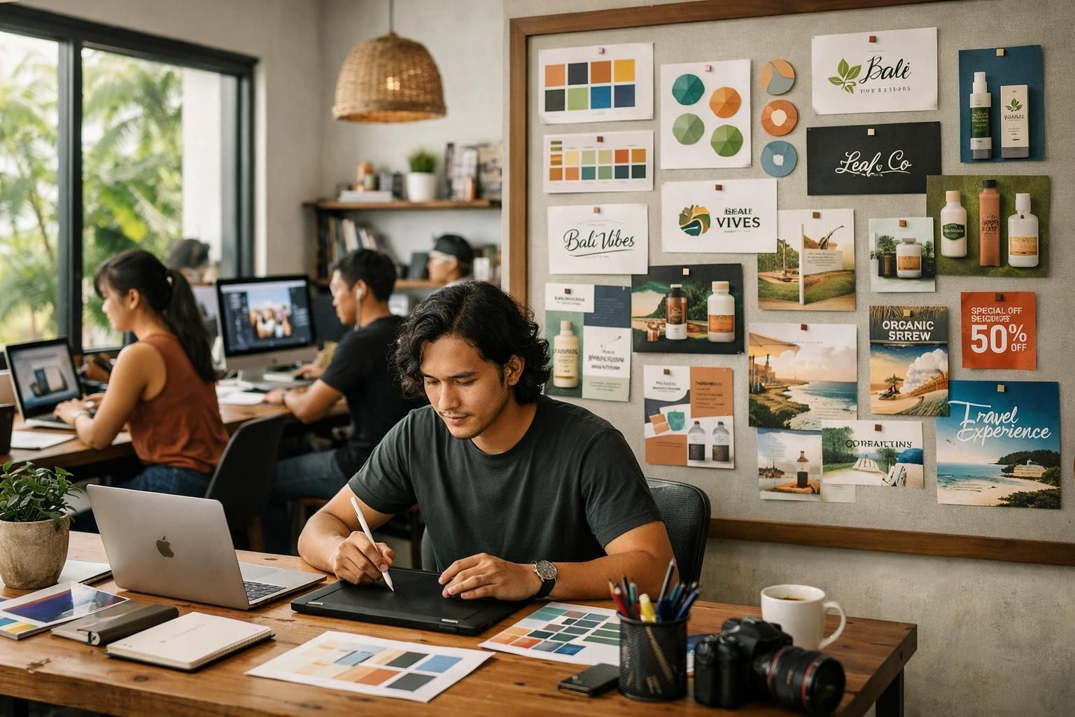 studio desain grafis profesional di denpasar yang menyediakan solusi identitas visual perusahaan untuk memperkuat branding dan meningkatkan daya saing bisnis anda.